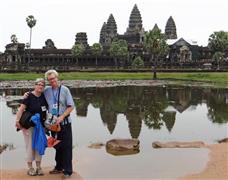 Bill and Cindy in Cambodia